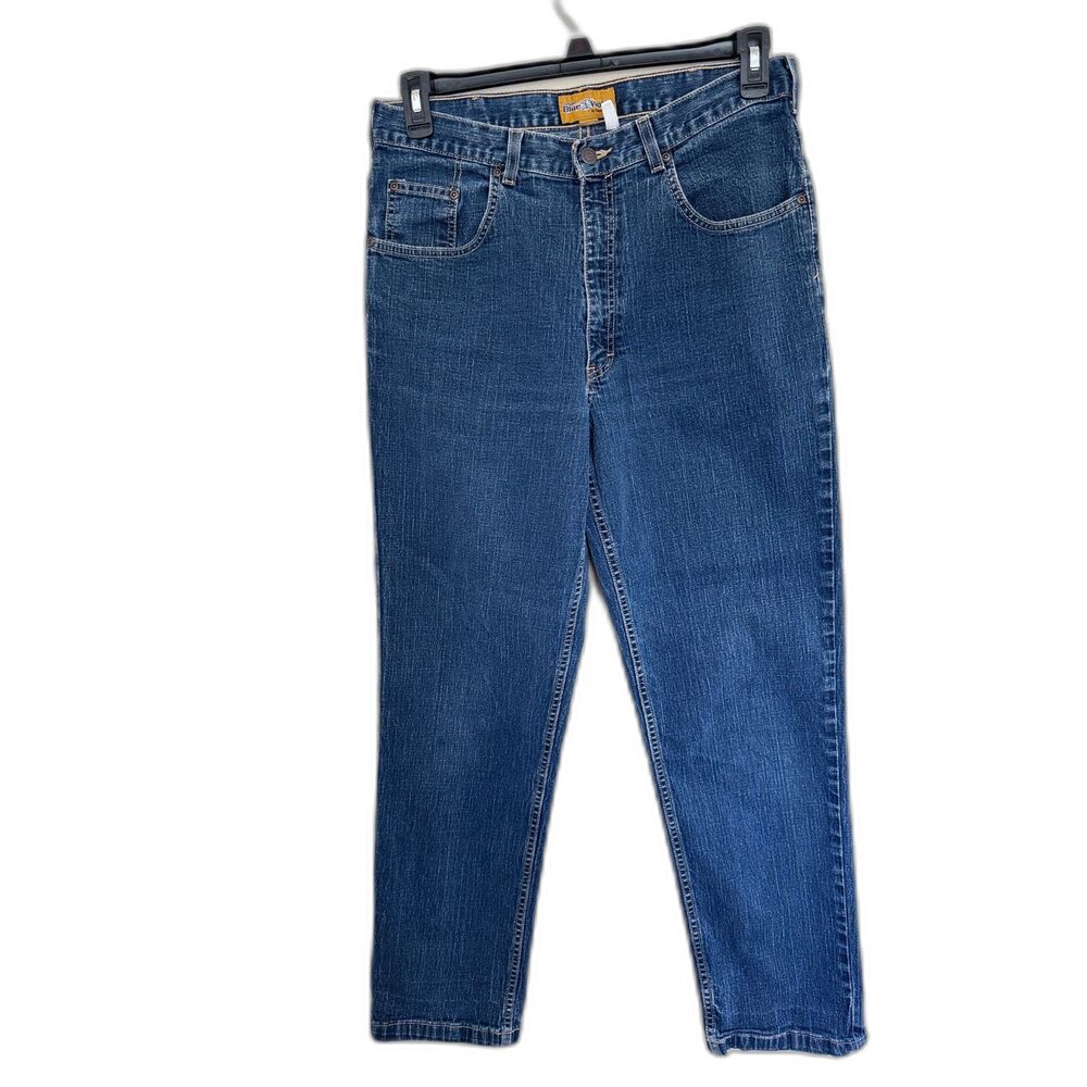 Genuine Blue Wolf by Haband Straight Leg Jeans‎ Blue Denim 34L Mens 30 Inseam